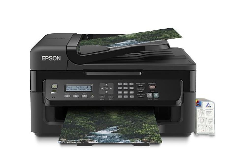 изображение МФУ Epson WorkForce WF-2540 Refurbished by Epson с СНПЧ и чернилами - изображение 1