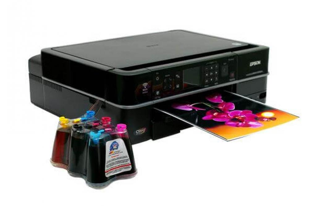 изображение МФУ Epson Stylus Photo TX710W с СНПЧ и чернилами - изображение 1