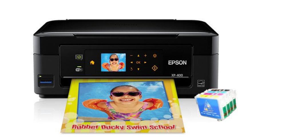 изображение МФУ Epson Expression Home XP-400 Refurbished by Epson с ПЗК и чернилами - изображение 1