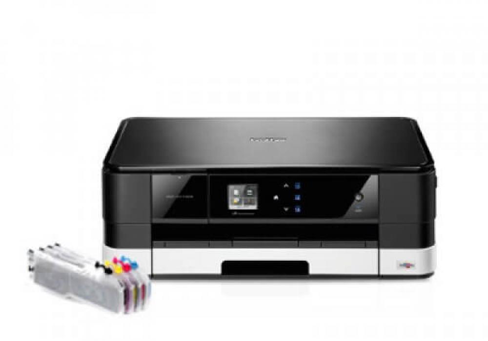 изображение МФУ Brother DCP-J4110DW с ПЗК и чернилами - изображение 1