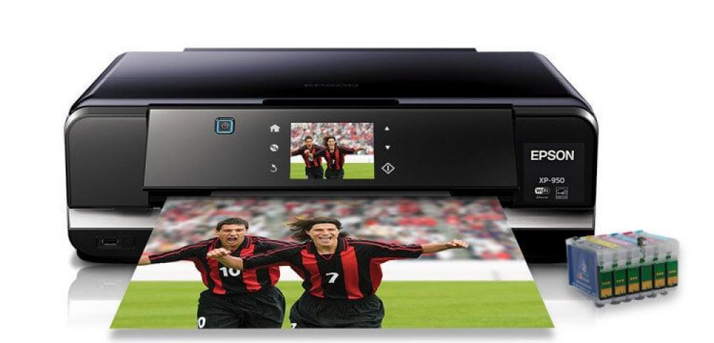 изображение МФУ Epson Expression Photo XP-950 с ПЗК и чернилами - изображение 1