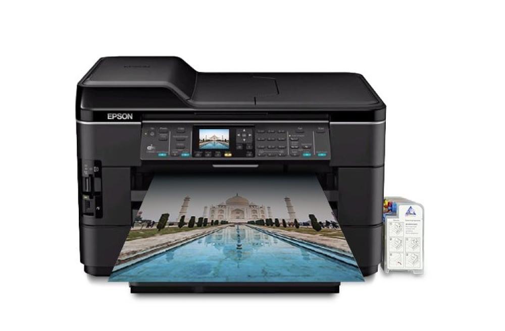 изображение МФУ Epson WorkForce WF-7520 Refurbished by Epson с СНПЧ и чернилами - изображение 1