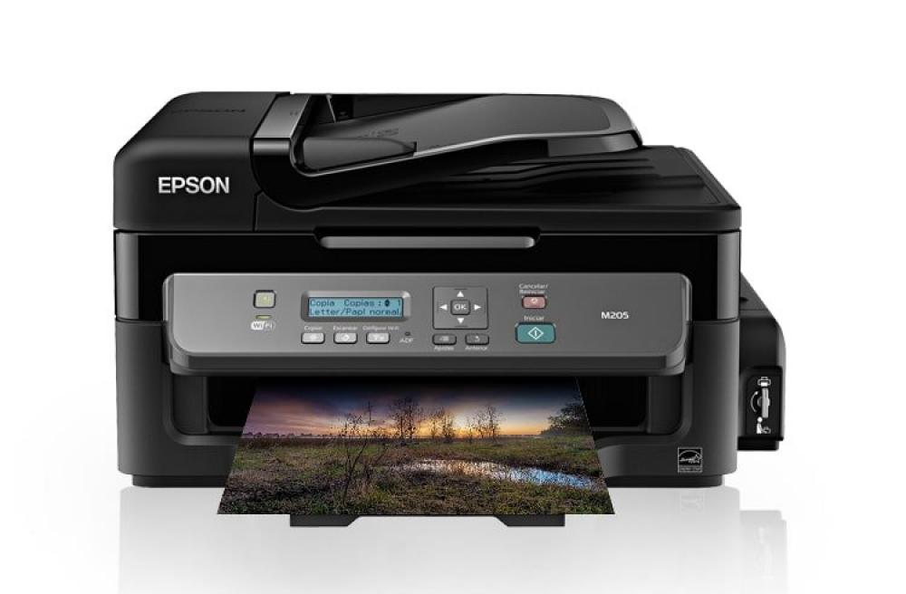 изображение МФУ Epson M205 с оригинальной СНПЧ и чернилами - изображение 1