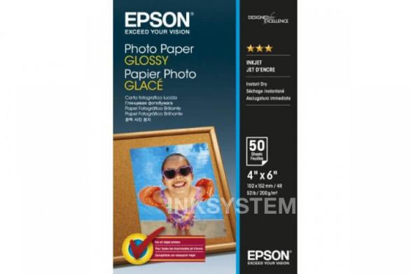 изображение Фотобумага Epson Glossy Photo Paper 10x15cm (50 л, 200г, м2)