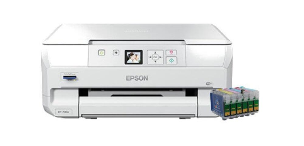 изображение МФУ Epson EP-706A с ПЗК и чернилами - изображение 1