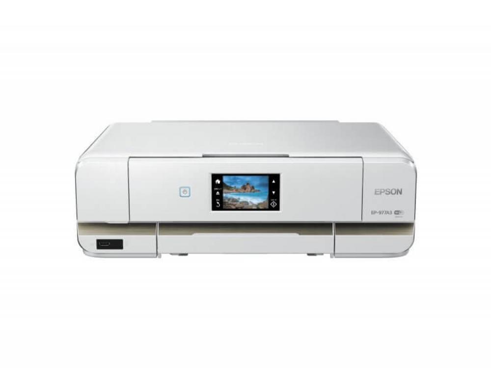 изображение МФУ Epson Colorio EP-977A3 с СНПЧ и чернилами - изображение 1